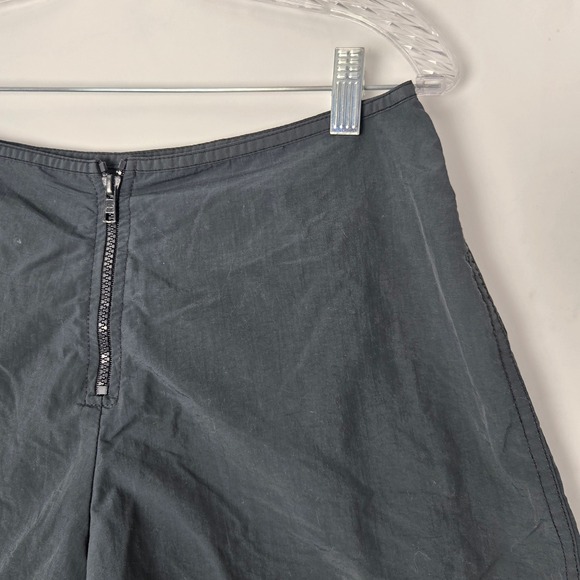 Vtg y2k Mossimo Athletic Gray Zip Front Athletic Unlined Board Shorts Medium - Picture 3 of 9